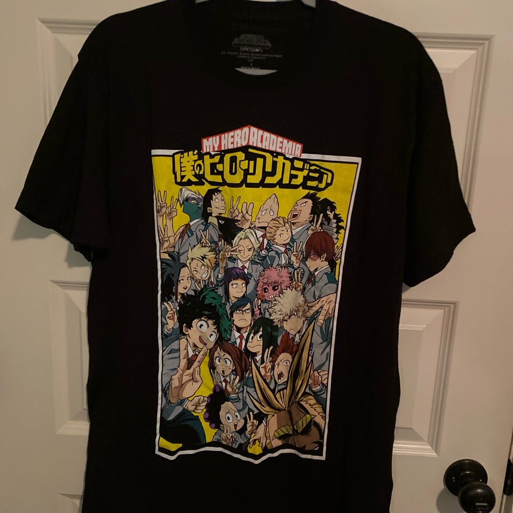 My Hero Academia t shirt size L.